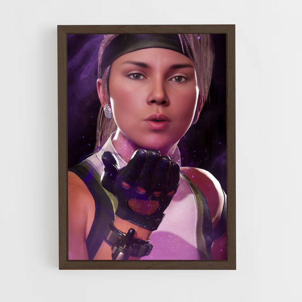 Poster Sonya de blade – affiche Mortal kombat (vue 5)